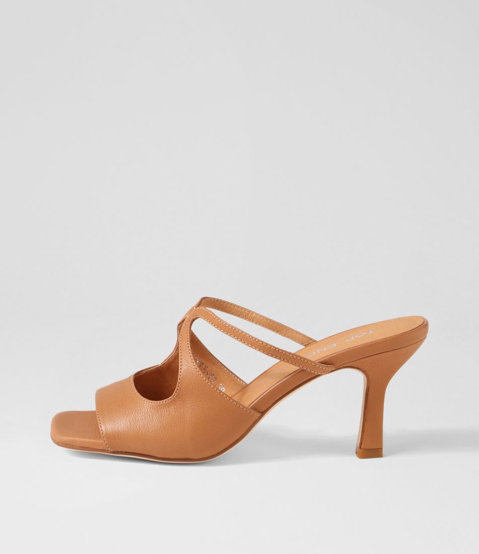 Licole Tan Leather Sandals