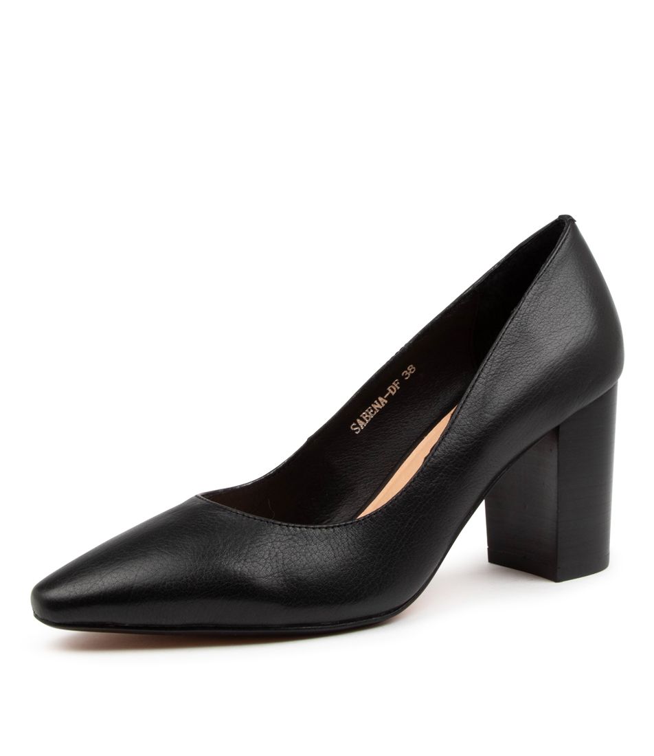 SABENA BLK-BLK HEEL LTHER