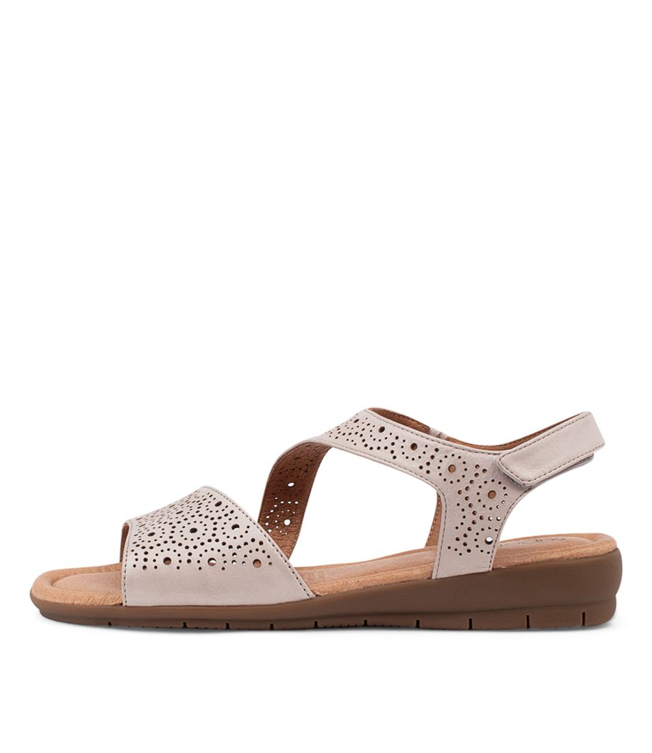 Flander Dark Stone Leather Sandals