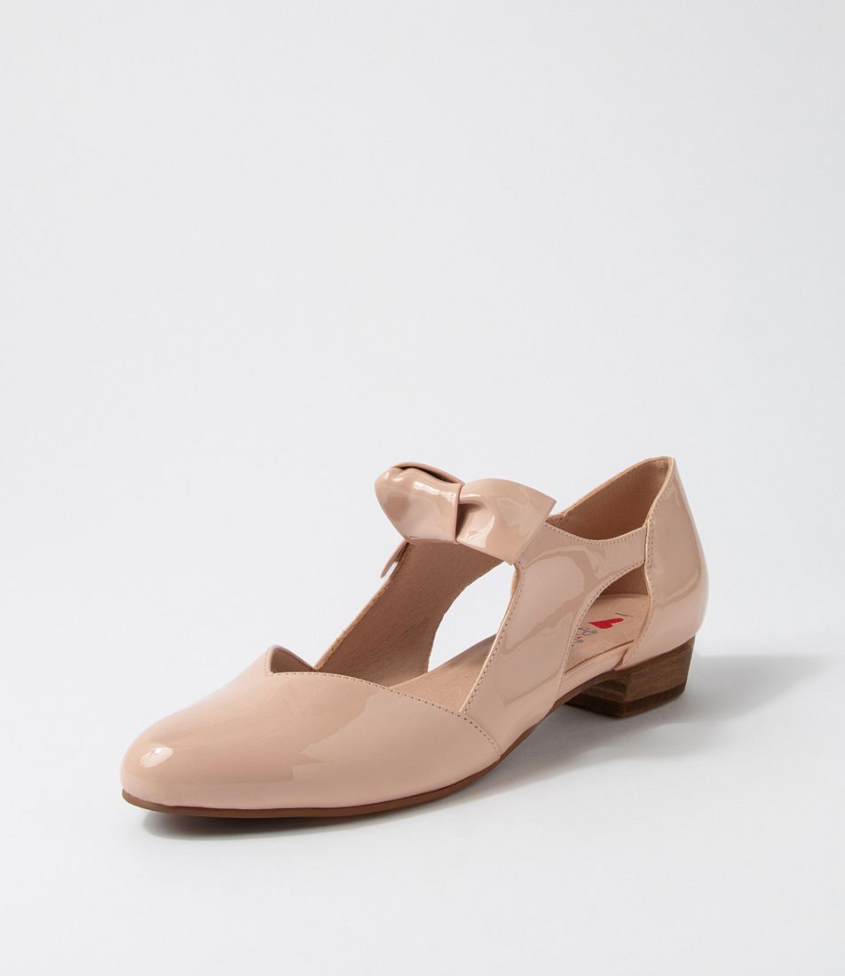 Estella Nude Patent Pu Flat Shoes
