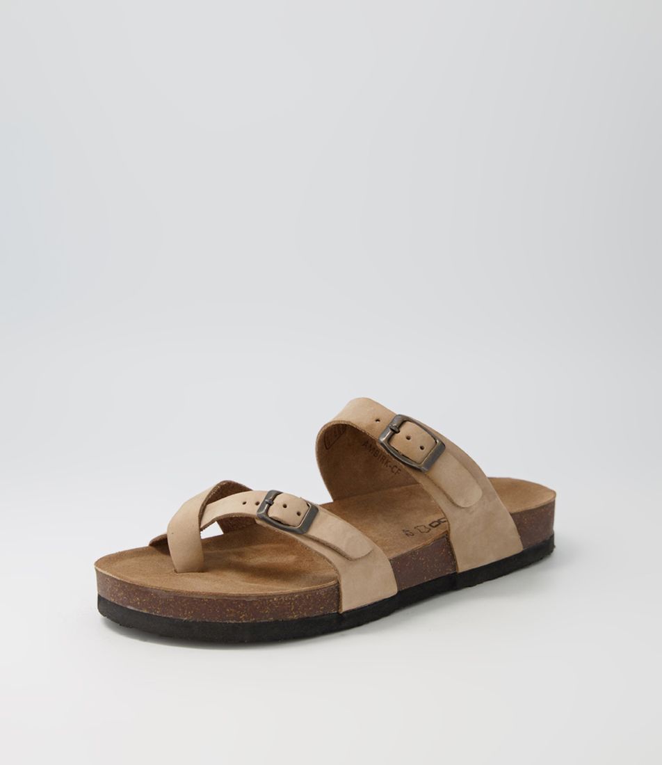 Ambirk Sand Nubuck Sandals