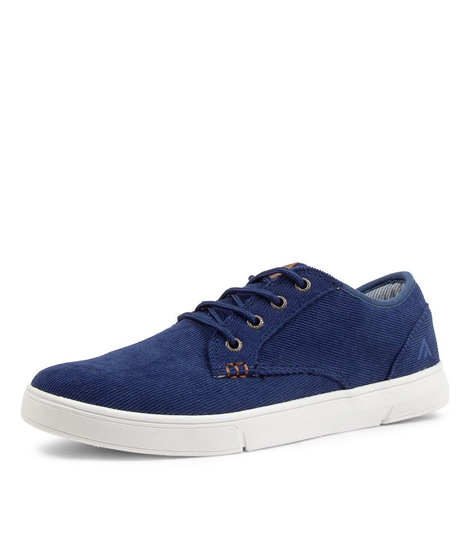 C Albatross Blue Fabric Sneakers