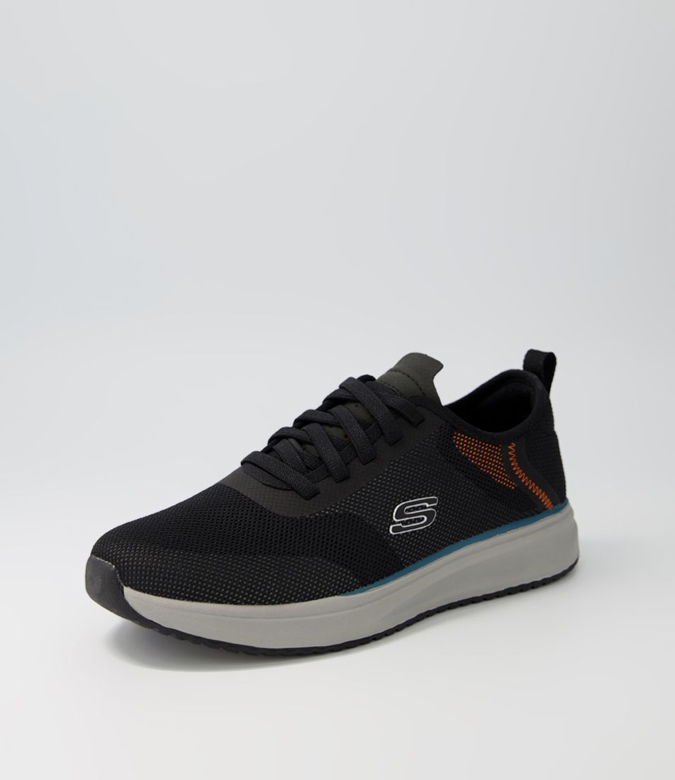 Crowder Black Mesh Sneakers