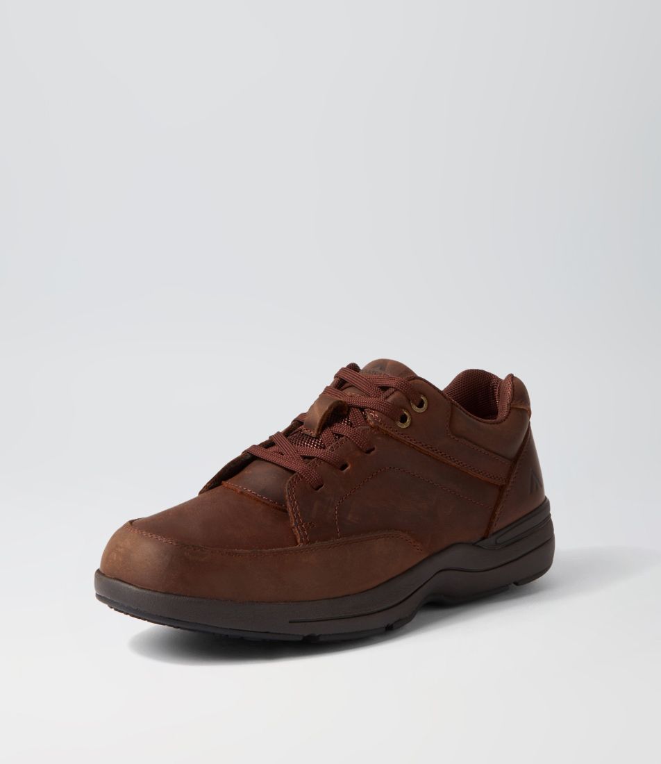 Resind Dark Brown Crazyhorse Leather Lace Up Flats