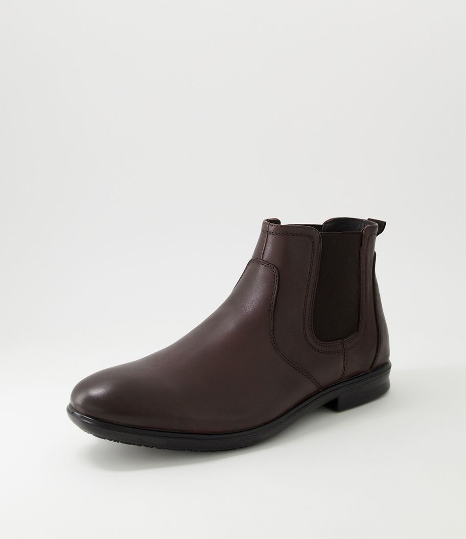 Porter Chocolate Full Grain Leather Chelsea Boots