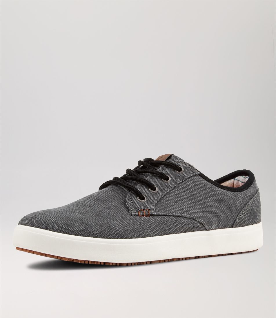 Nexus Grey Canvas Sneakers