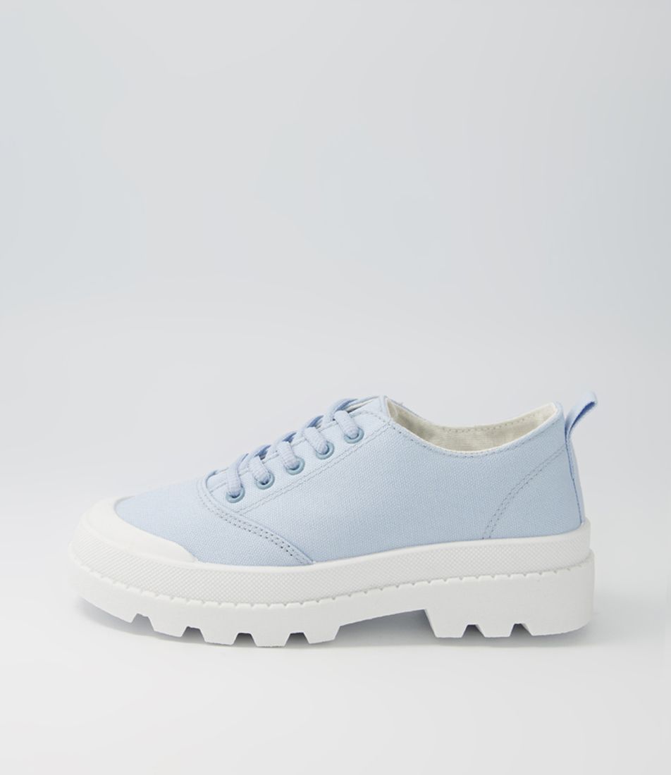 Ilysse Light Blue Canvas Sneakers