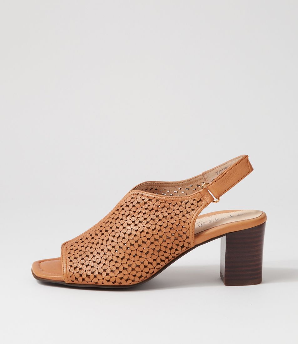 Katties Tan Leather Sandals