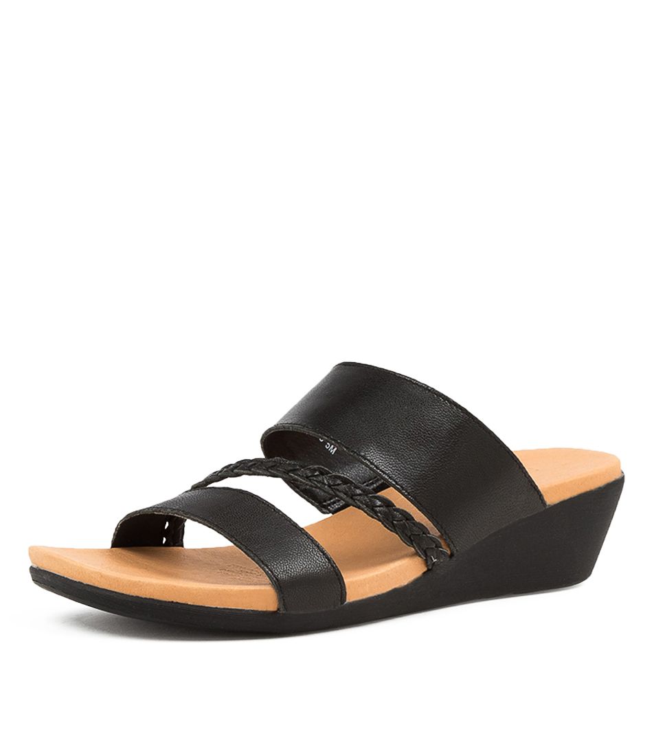 JORJA SU BLACK BLACK SOLE LEATHER