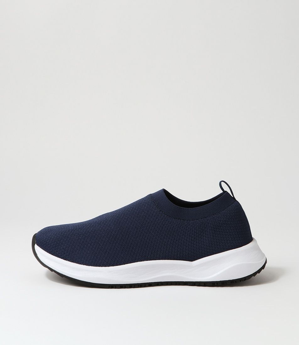 Gigi Navy Mesh Sneakers