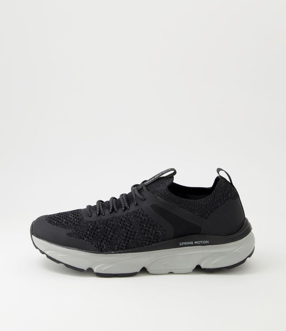 Vas Black Mesh Sneakers