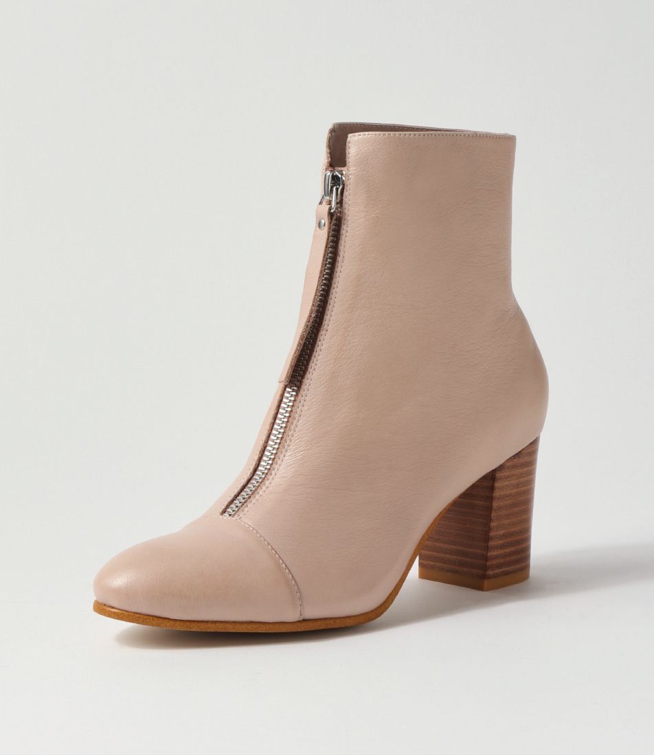 Ussy Cafe Leather Ankle Boots