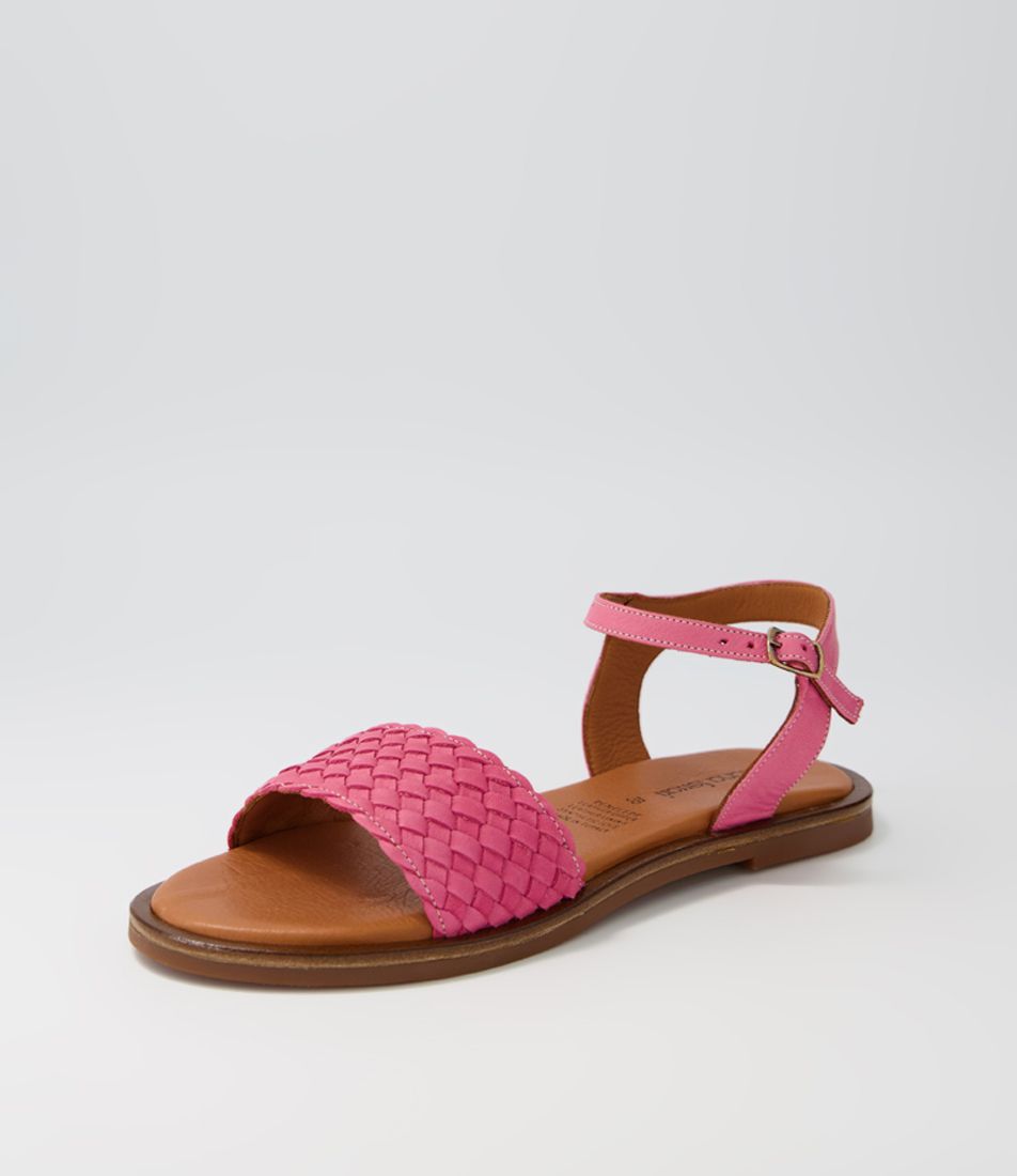Penelepe Rose Leather Sandals