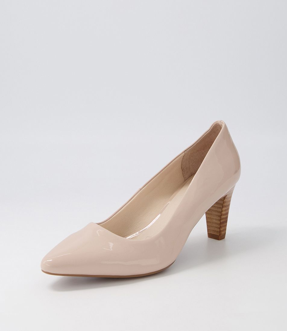 Mesmerize2 Nude Patent Leather Heels