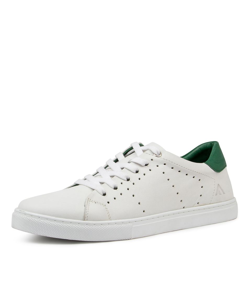 SIRIT WHITE-GREEN LEATHER
