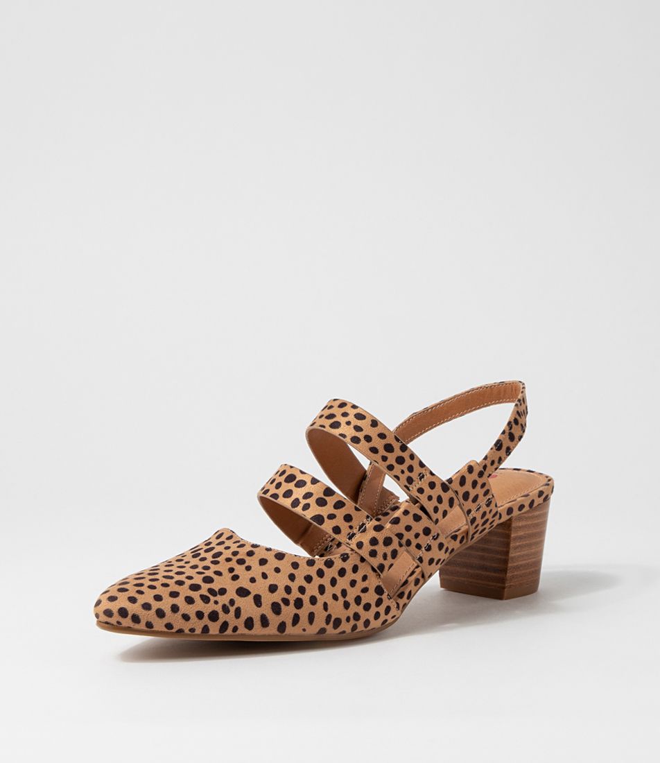 Mersa Cheetah Microsuede Heels
