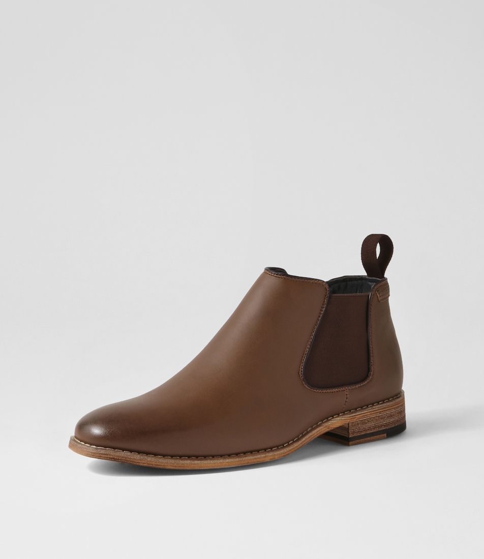Qita Brown Nubuck Chelsea Boots