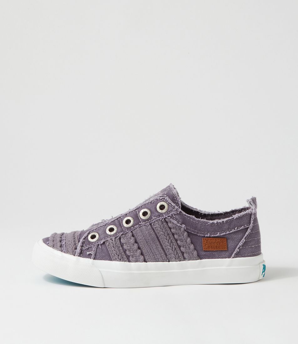 Parlane Grape Smoked Canvas Sneakers