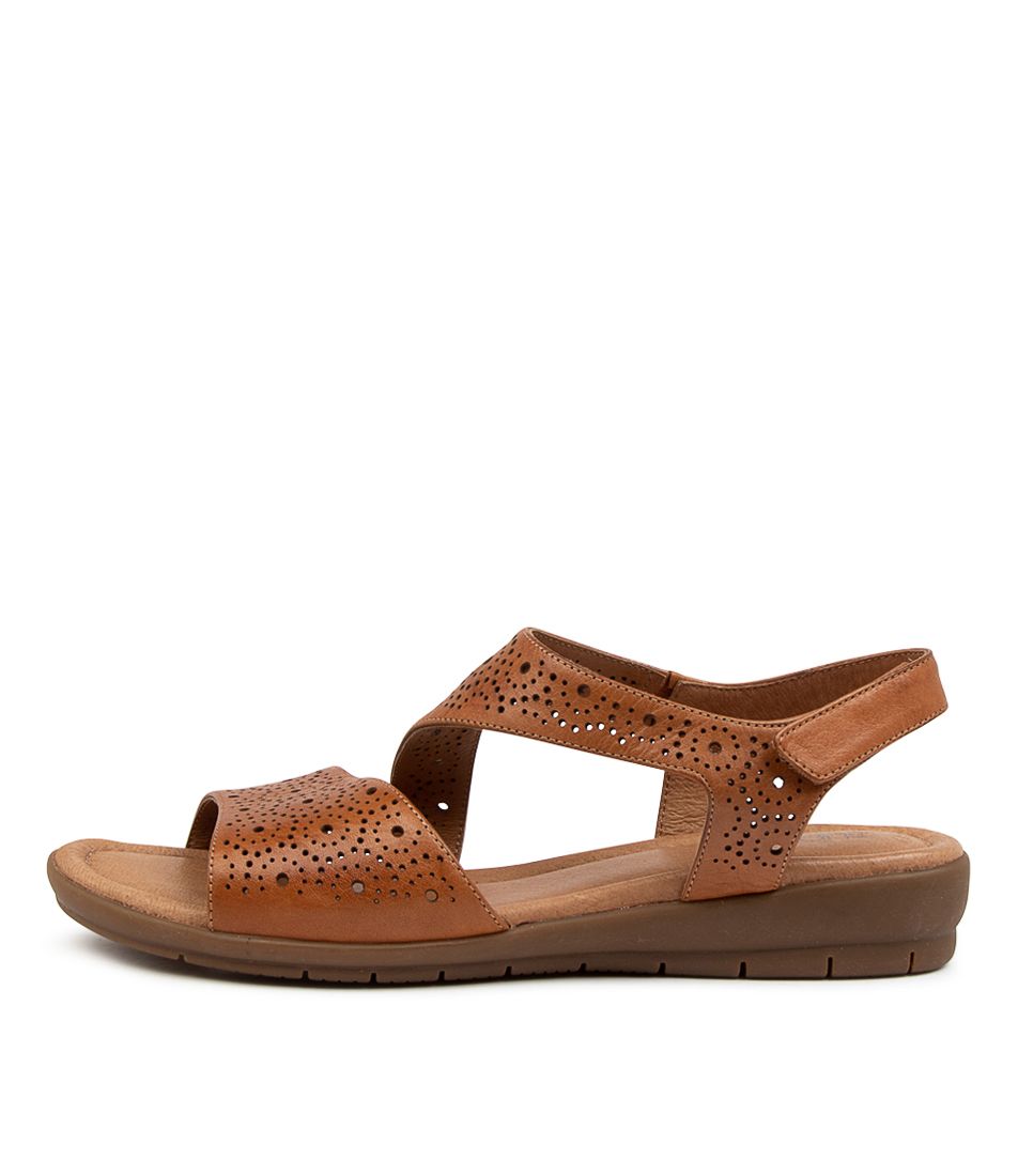 Flander Tan Leather Sandals
