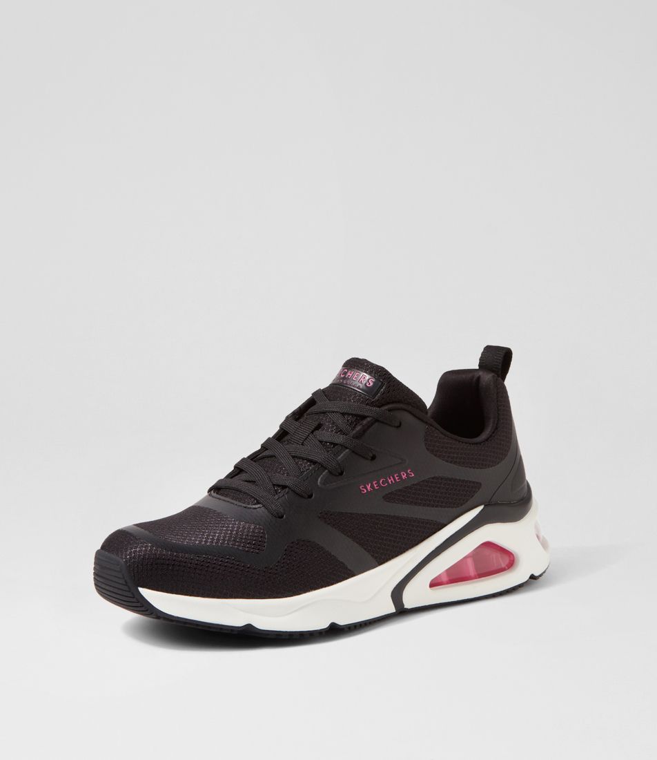 Tres Black Fabric Sneakers