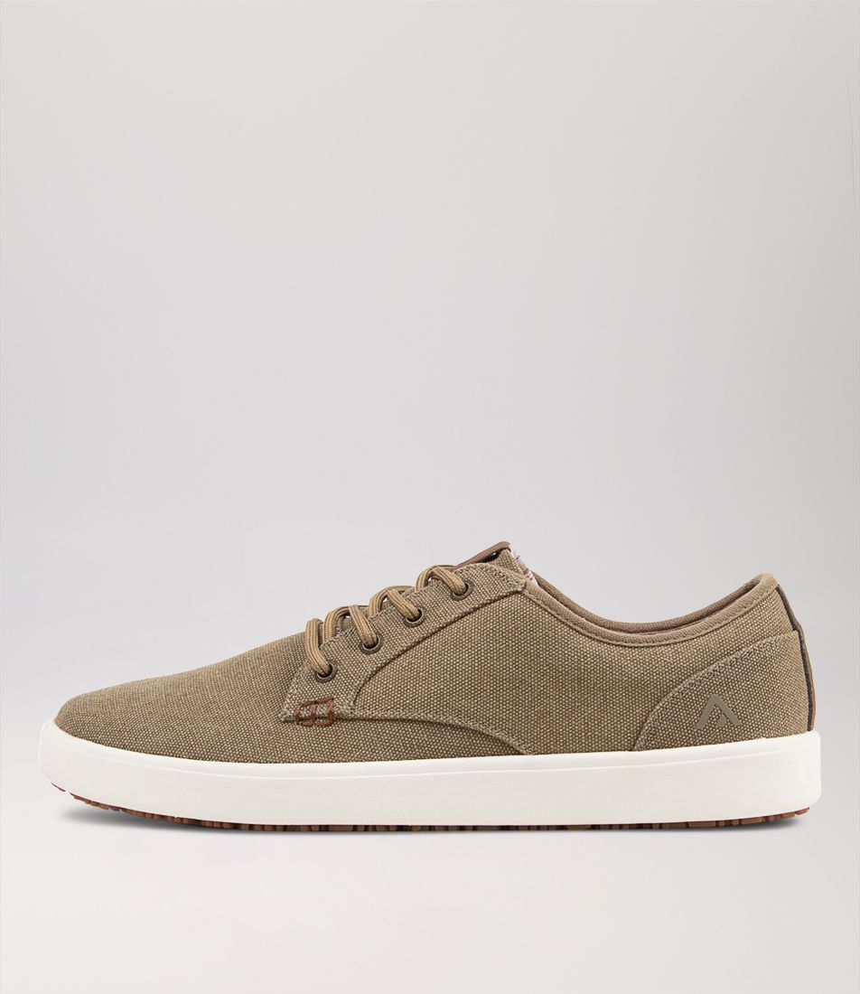 Nexus Taupe Canvas Sneakers