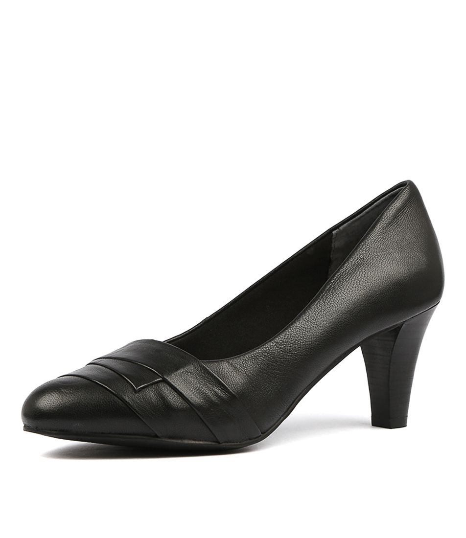 JANINA BLACK LEATHER