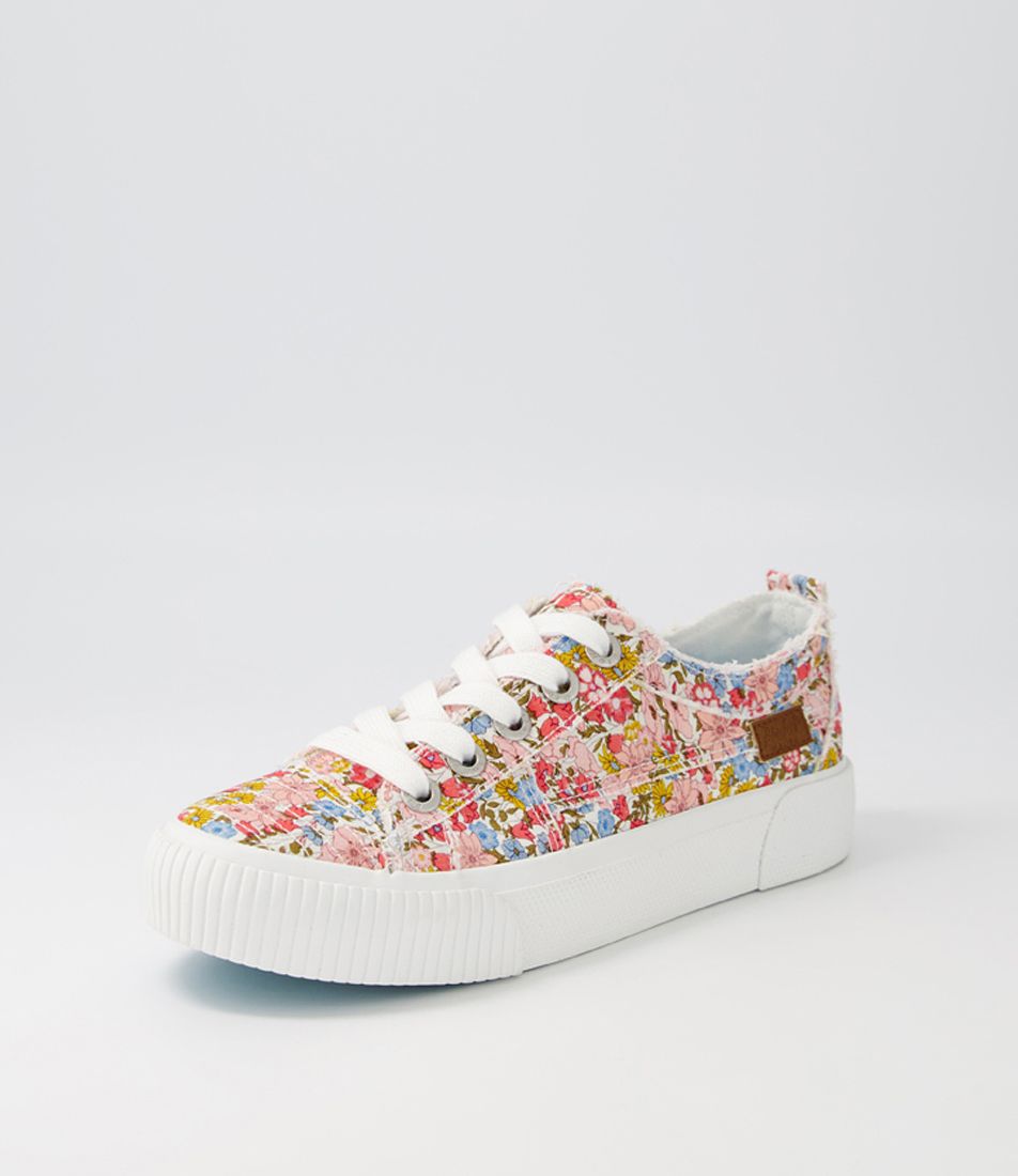 Clay PINK PASSION POPPIES Canvas Sneakers