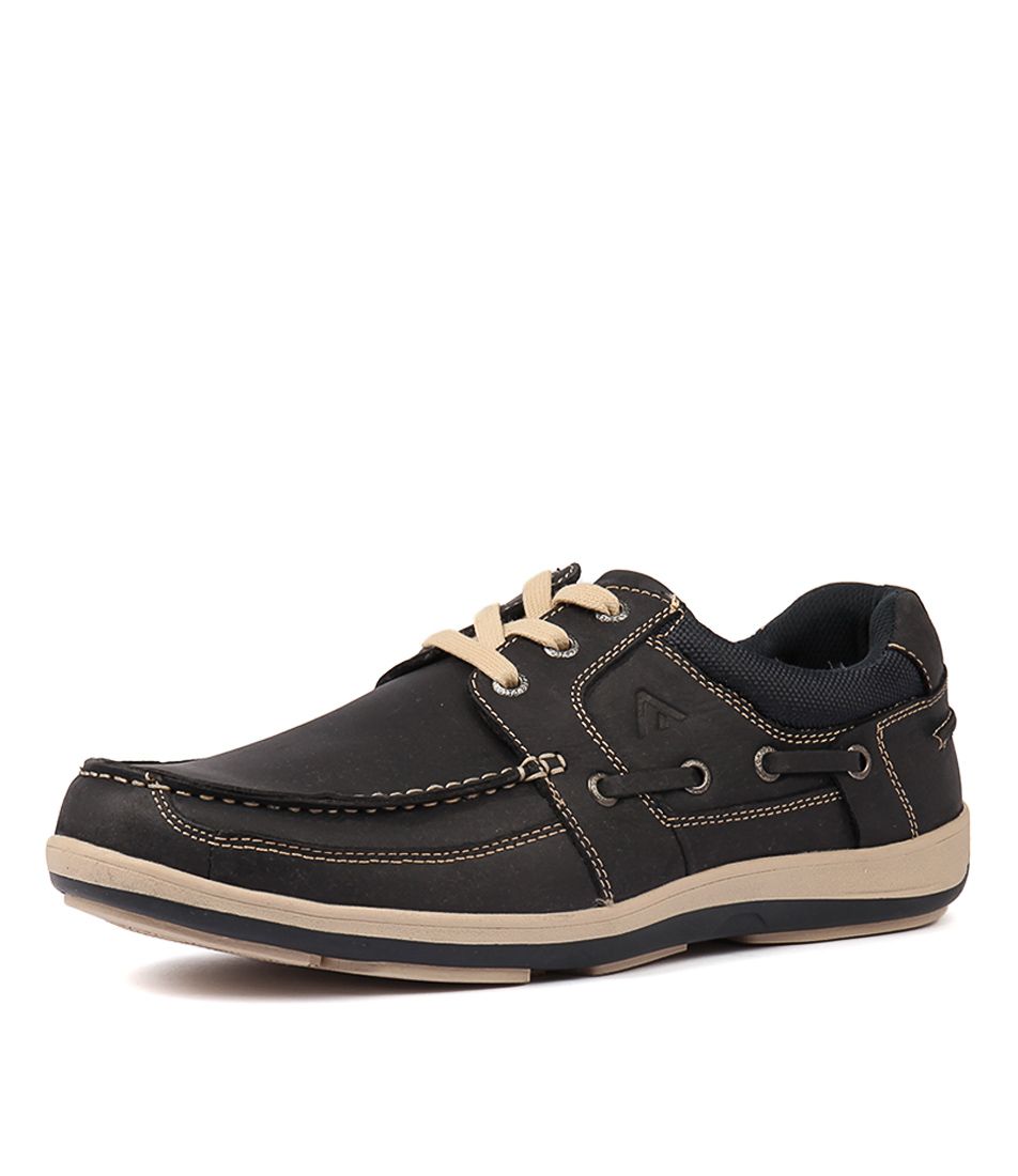 SPINNAKER NAVY LEATHER