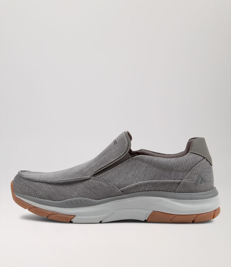 Zibo Grey Canvas Sneakers