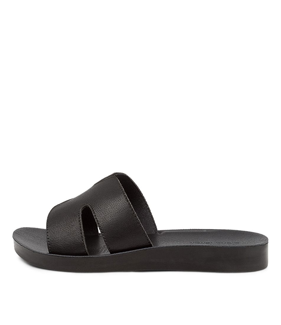 NOKKER DF BLACK BLACK SOLE LEATHER