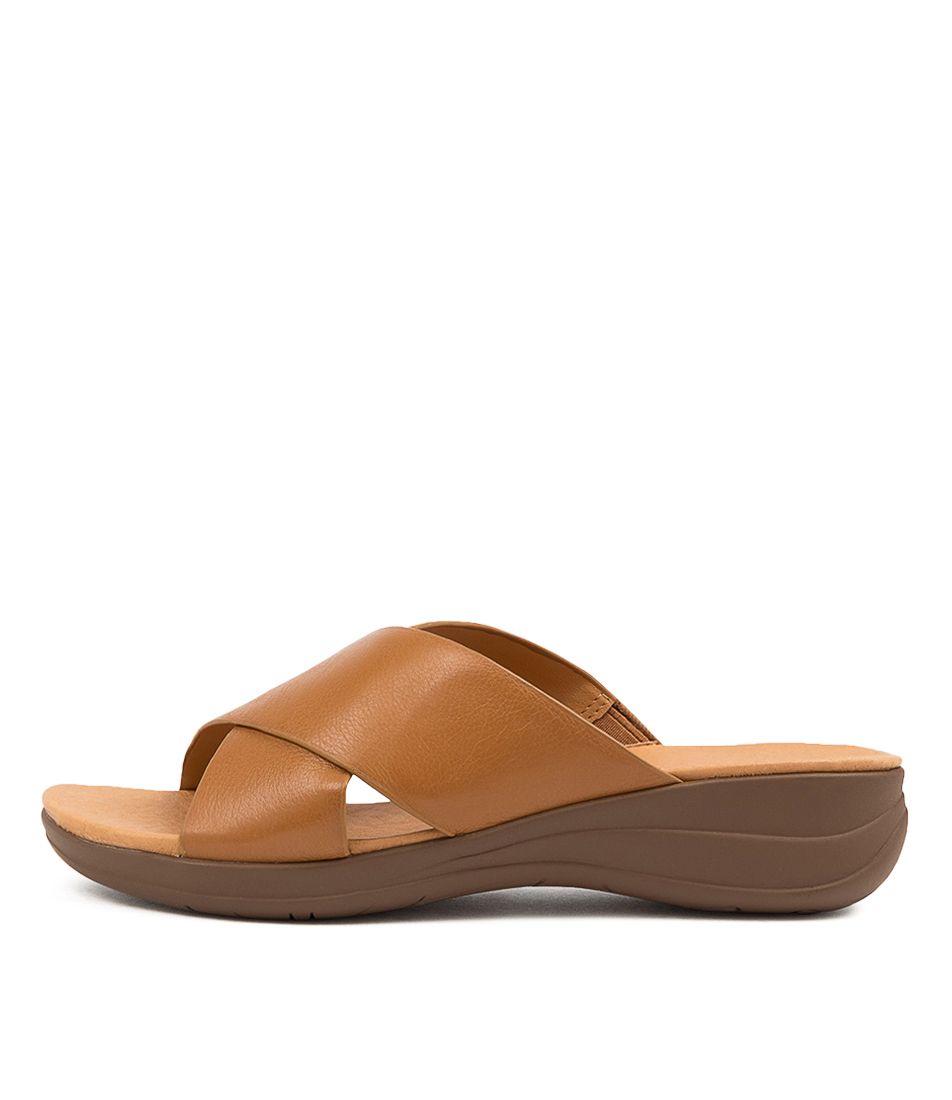 MIRROR SU DK TAN GUM SOLE LEATHER