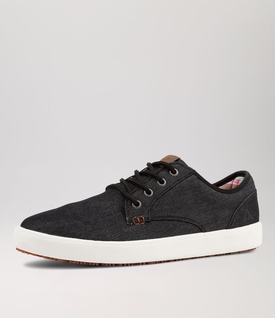 Nexus Black Denim Canvas Sneakers