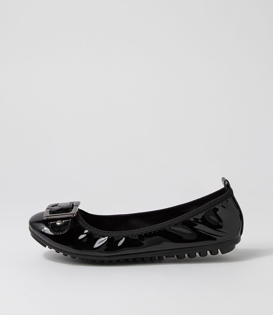 Cory Black Patent Pu Ballet Flats