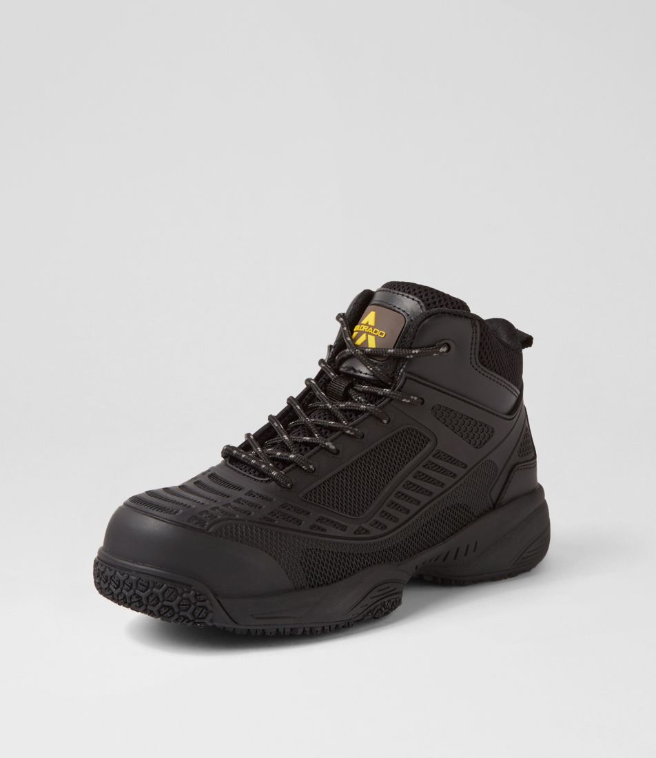 Eureka Black Lace Up Boots