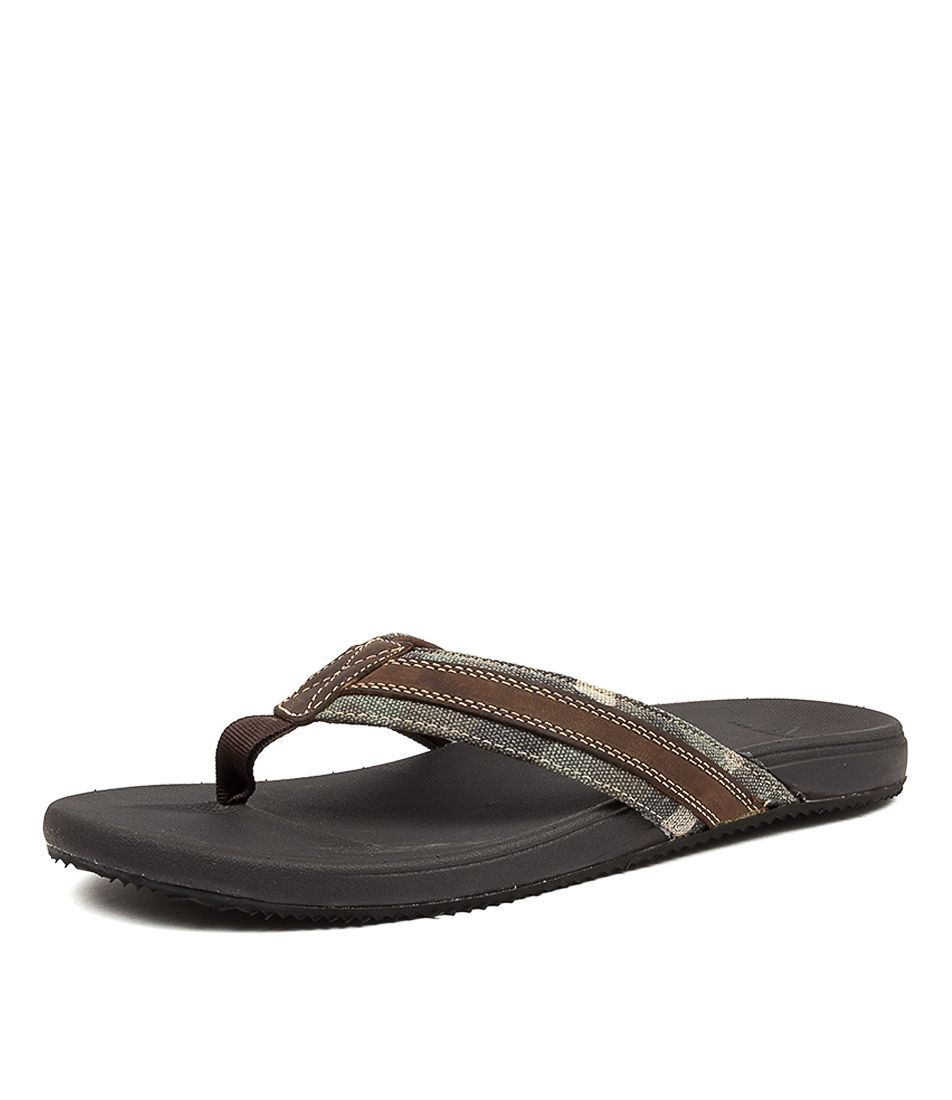 QUASH BROWN-CAMO LEATHER