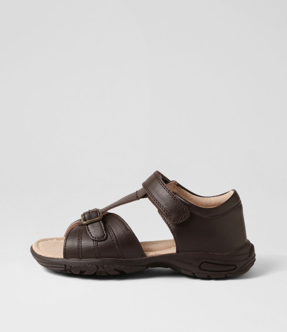 Terry Brown Sandals