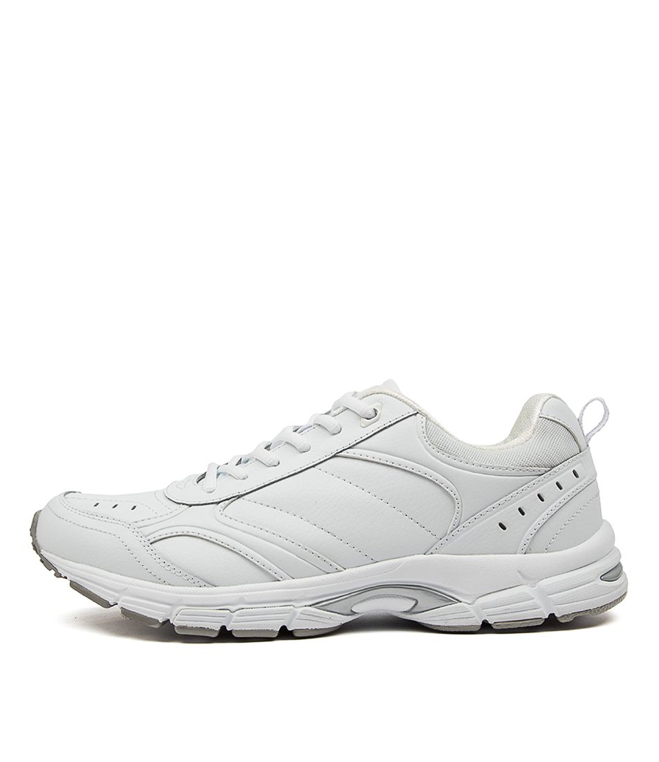 ERUPT SNR SLIM WHT LTHR