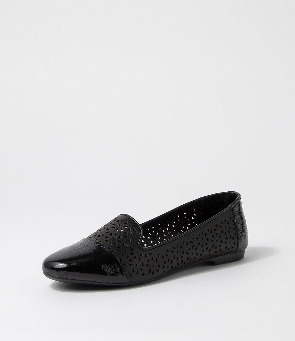 Sory Black Leather Loafers