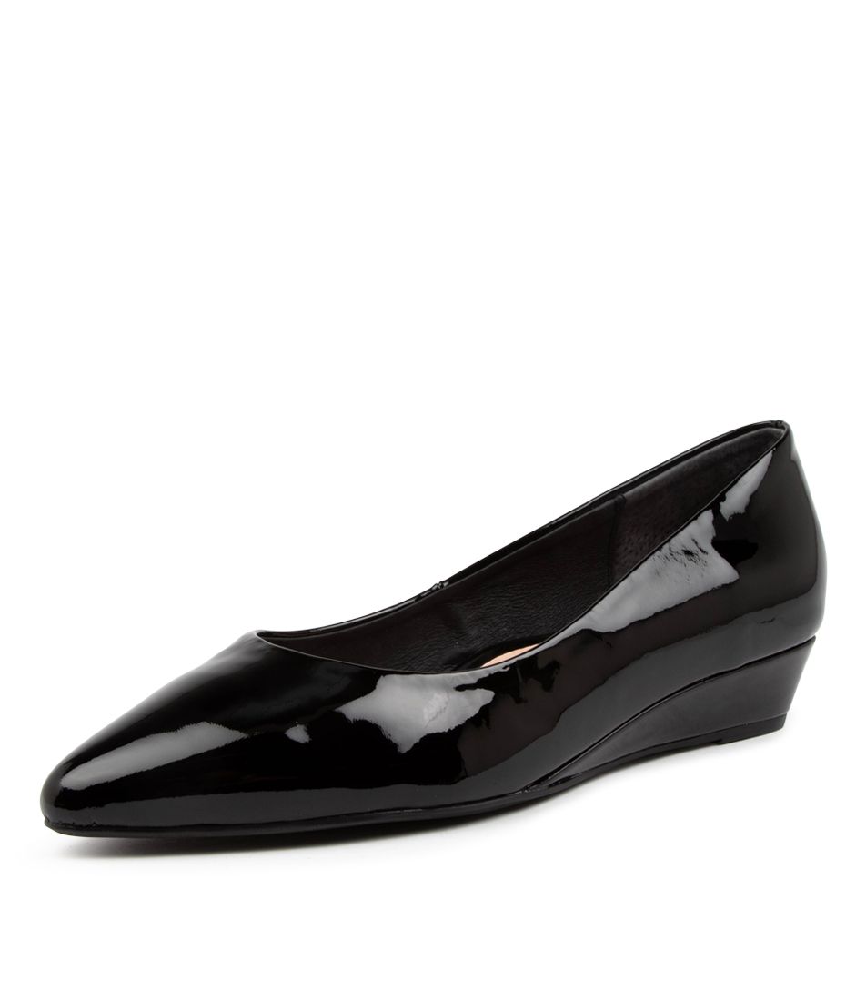 ELANDRA BLACK PATENT LEAT