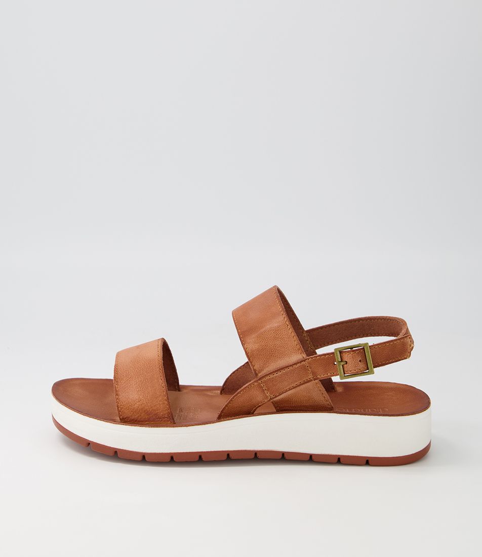 Kazz Tan Leather Sandals