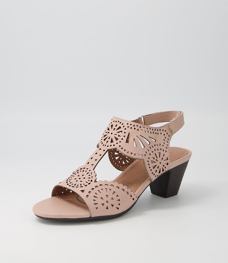 Ilive Warm Rose Leather Sandals