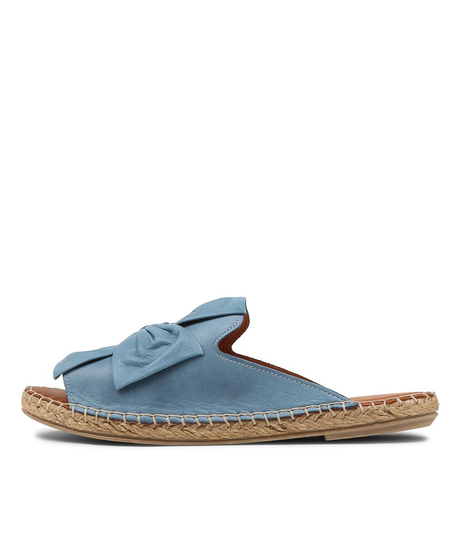 Pecor Denim Leather Espadrilles