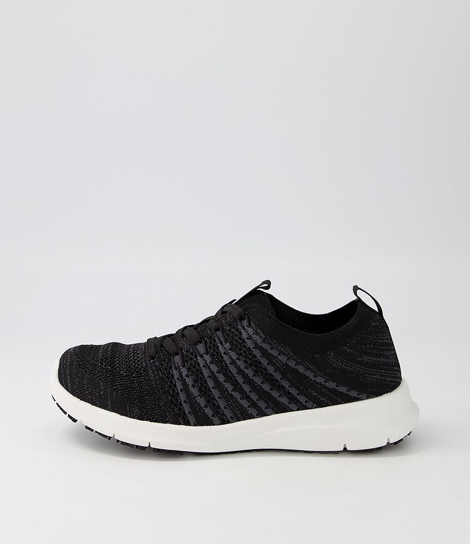 Kissings Black Recycled Knit Sneakers
