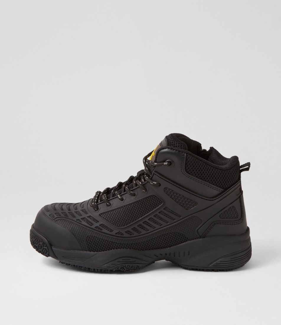 Eureka Black Lace Up Boots