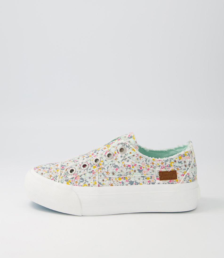 Sadie Moody Wallflower Canvas Sneakers