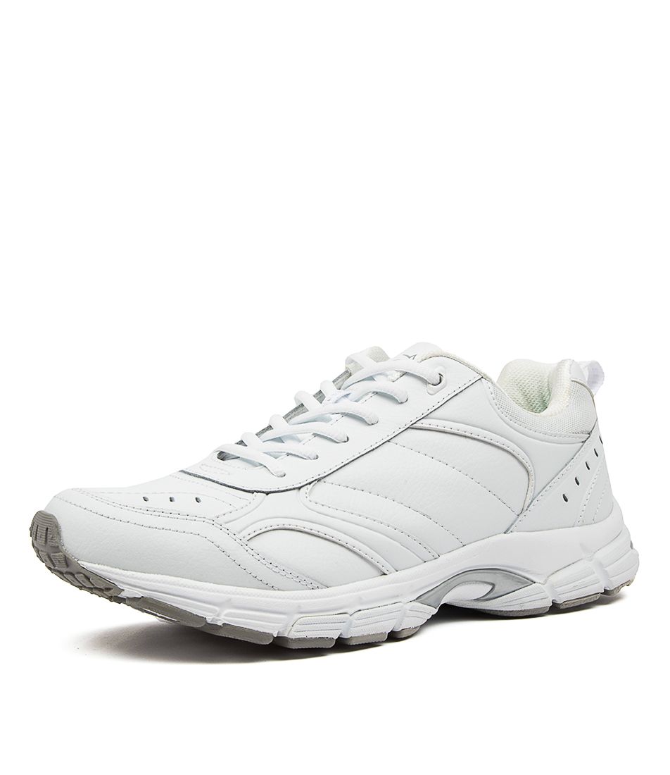 ERUPT SNR SLIM WHT LTHR