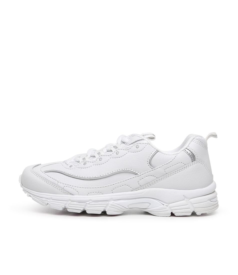 SCOOT SNR WHITE LEATHER