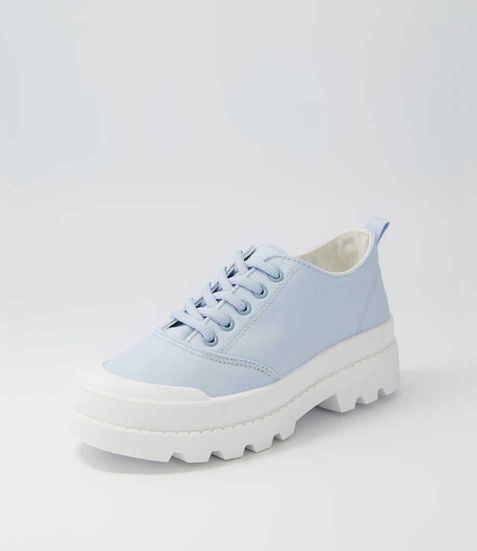 Ilysse Light Blue Canvas Sneakers