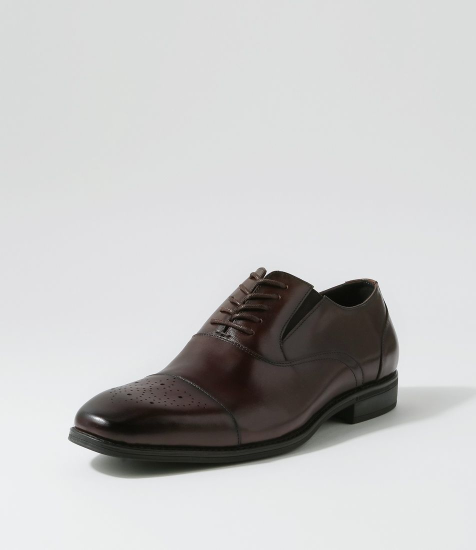 Bristol Brown Full Grain Leather Lace Up Flats