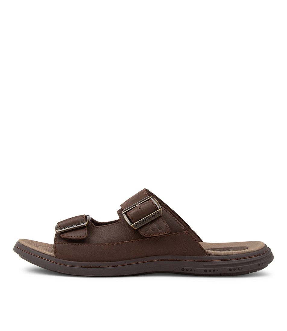 Dux Aztec Crazyhorse Leather Slides